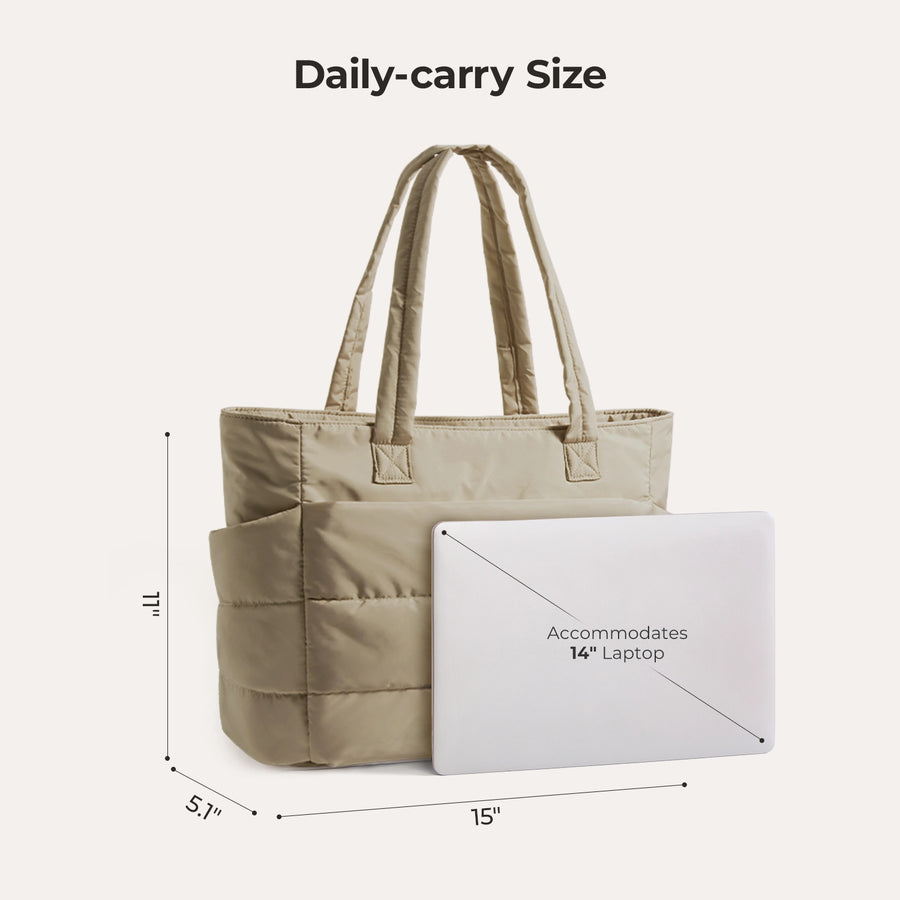 Sac fourre-tout matelassé Bagsmart 20L avec compartiment pour ordinateur portable 15,6" 