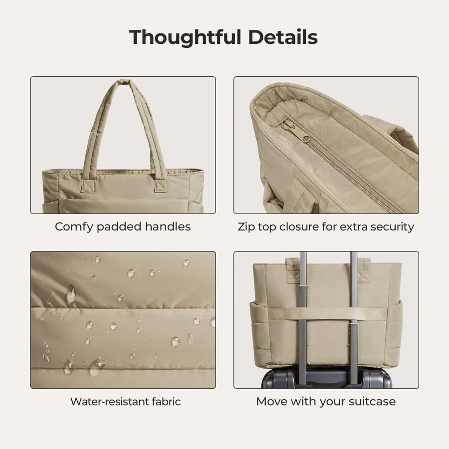 Sac fourre-tout matelassé Bagsmart 20L avec compartiment pour ordinateur portable 15,6" 