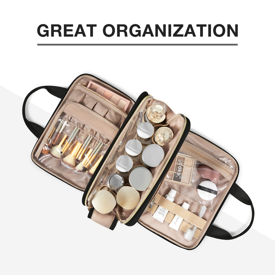 Trousse de voyage résistante à l'eau pour le maquillage 