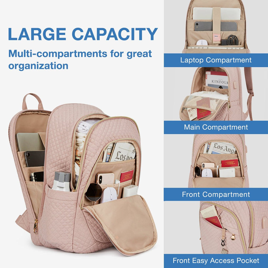 Sacs à dos pour ordinateur portable 15,6 pouces Bonchemin 