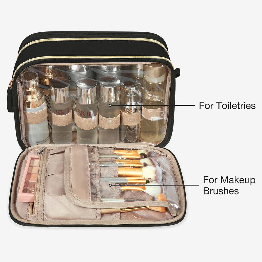Trousse de voyage résistante à l'eau pour le maquillage 