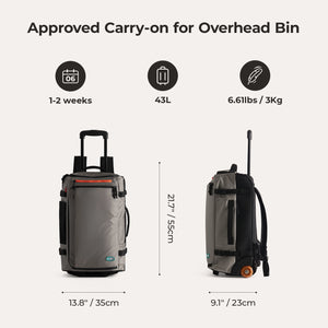 Sac à dos à roulettes Blast 43L 