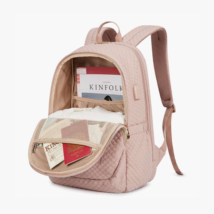 15,6 "Laptop -Rucksack für rosa Frauen