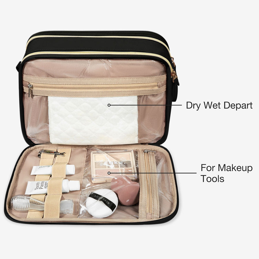 Trousse de voyage résistante à l'eau pour le maquillage 