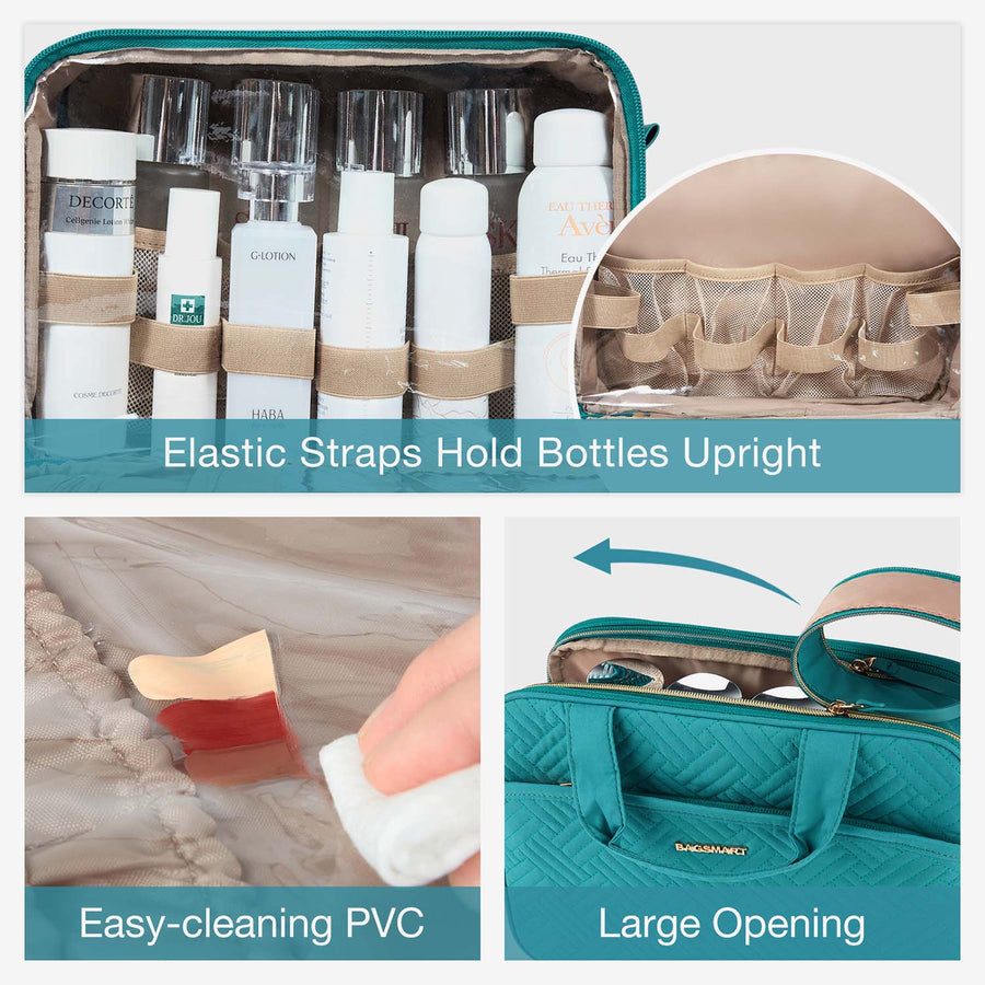 Trousse de voyage résistante à l'eau pour le maquillage 