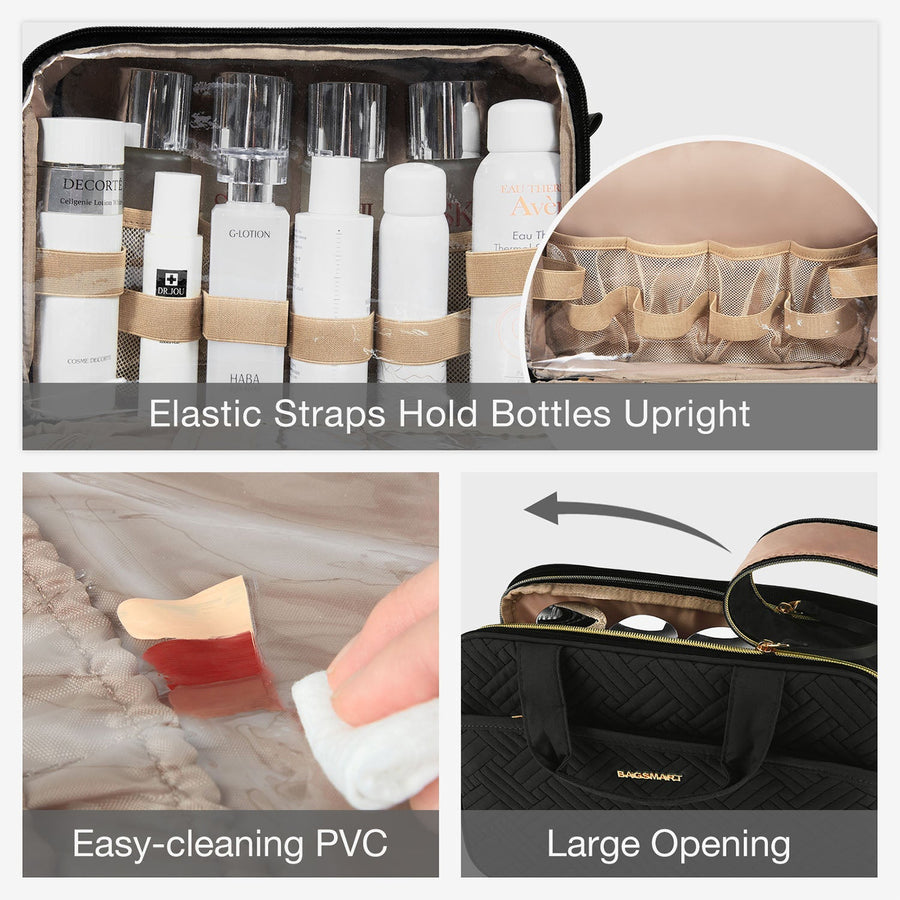 Trousse de voyage résistante à l'eau pour le maquillage 