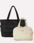 Crush Toiletry Bag & Bubble Puffy Tote Travel Set