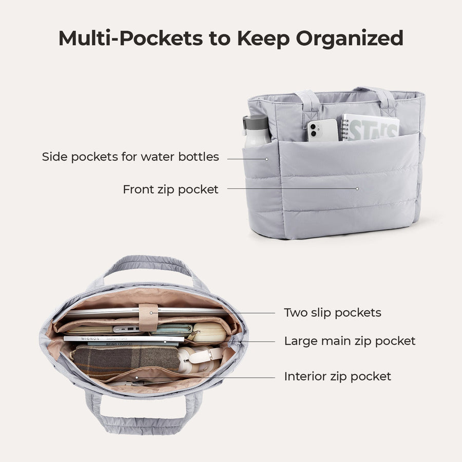 Sac fourre-tout matelassé Bagsmart 20L avec compartiment pour ordinateur portable 15,6" 