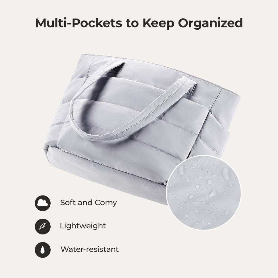 Sac fourre-tout matelassé Bagsmart 20L avec compartiment pour ordinateur portable 15,6" 