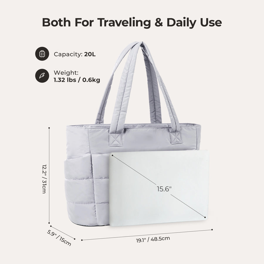 Sacoche de travail Bubble Puffy 20L pour ordinateur portable 15,6"