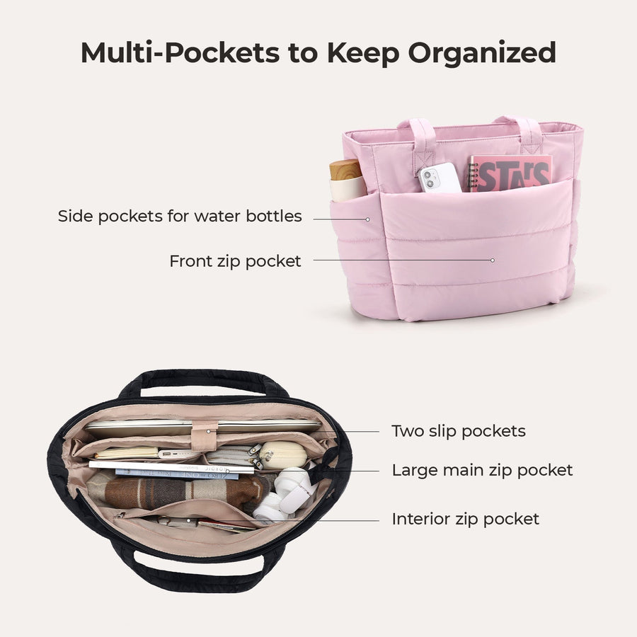 Sac fourre-tout matelassé Bagsmart 20L avec compartiment pour ordinateur portable 15,6" 