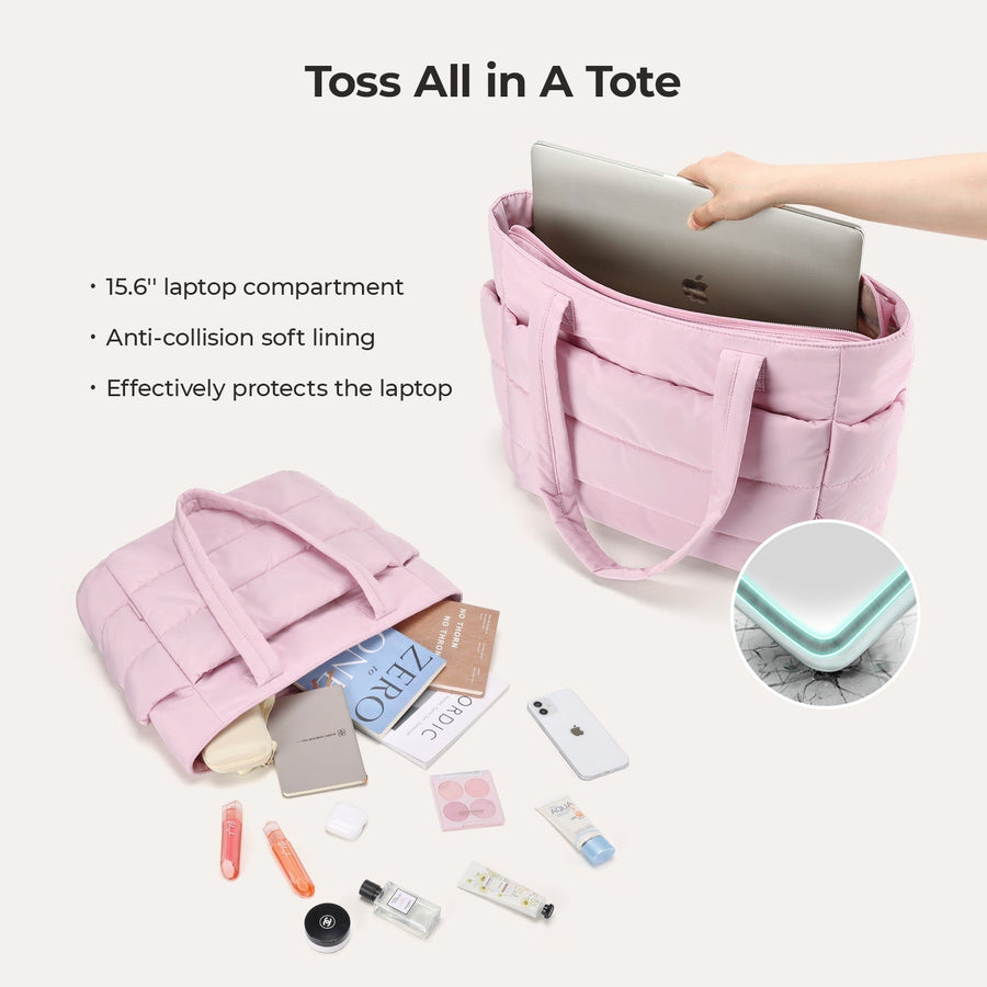 Sac fourre-tout matelassé Bagsmart 20L avec compartiment pour ordinateur portable 15,6" 