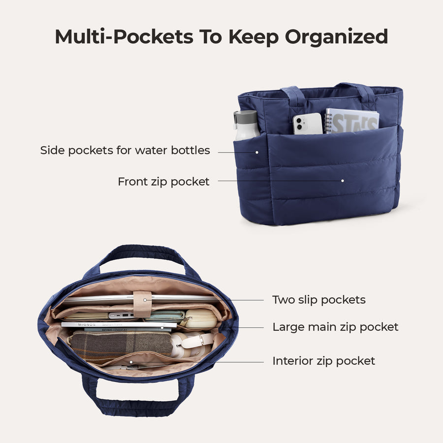 Sac fourre-tout matelassé Bagsmart 20L avec compartiment pour ordinateur portable 15,6" 