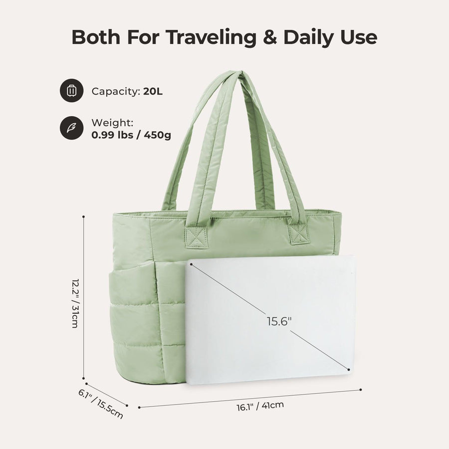 Sac fourre-tout matelassé Bagsmart 20L avec compartiment pour ordinateur portable 15,6" 
