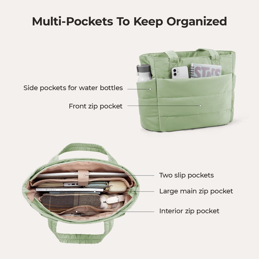 Sac fourre-tout matelassé Bagsmart 20L avec compartiment pour ordinateur portable 15,6" 