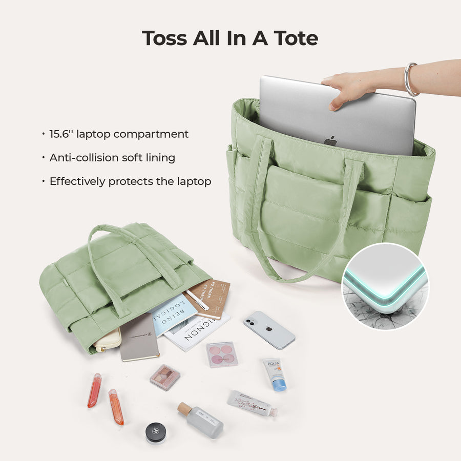 Sac fourre-tout matelassé Bagsmart 20L avec compartiment pour ordinateur portable 15,6" 