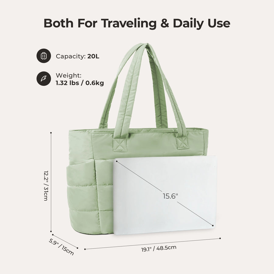 Sacoche de travail Bubble Puffy 20L pour ordinateur portable 15,6"