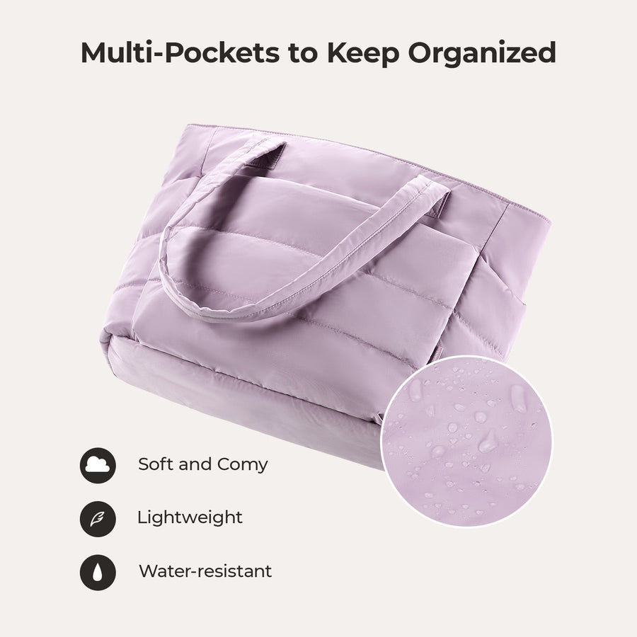 Sac fourre-tout matelassé Bagsmart 20L avec compartiment pour ordinateur portable 15,6" 