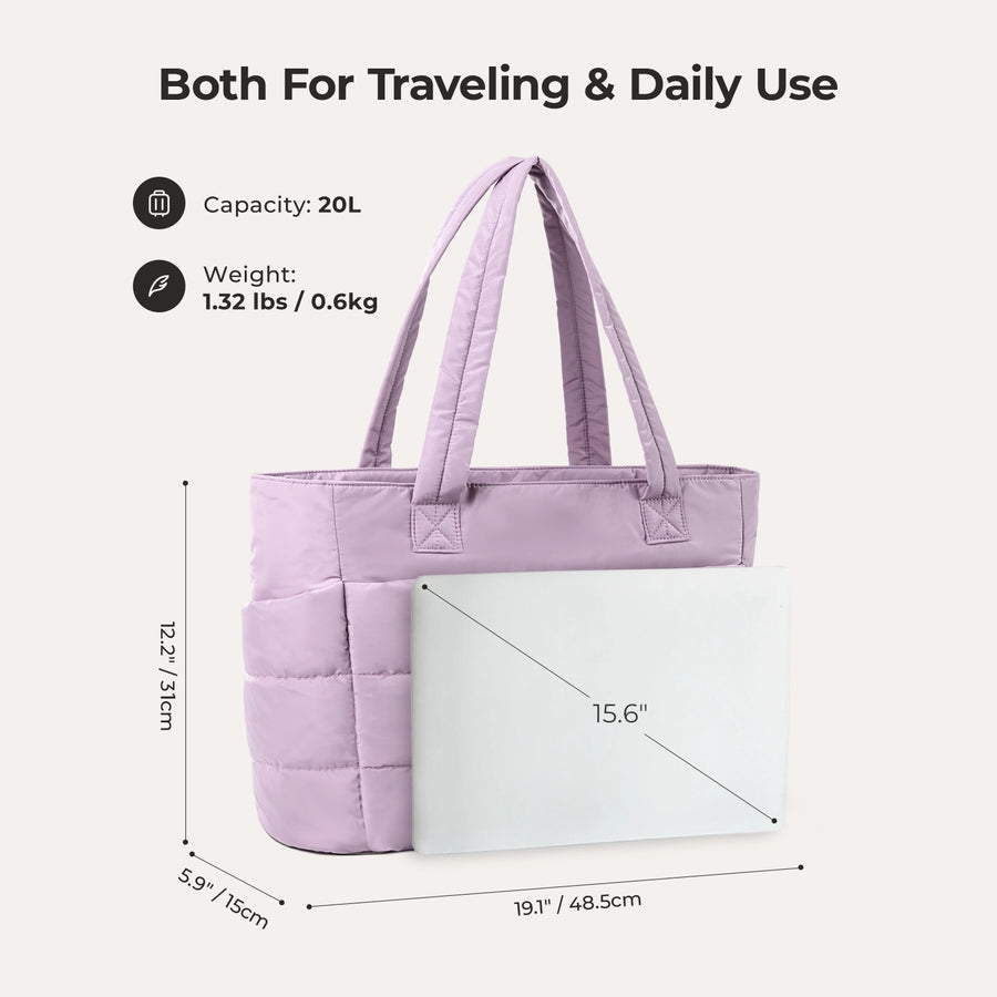 Sacoche de travail Bubble Puffy 20L pour ordinateur portable 15,6"