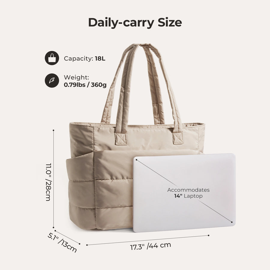 Sacoche de travail Bubble Puffy 20L pour ordinateur portable 15,6"