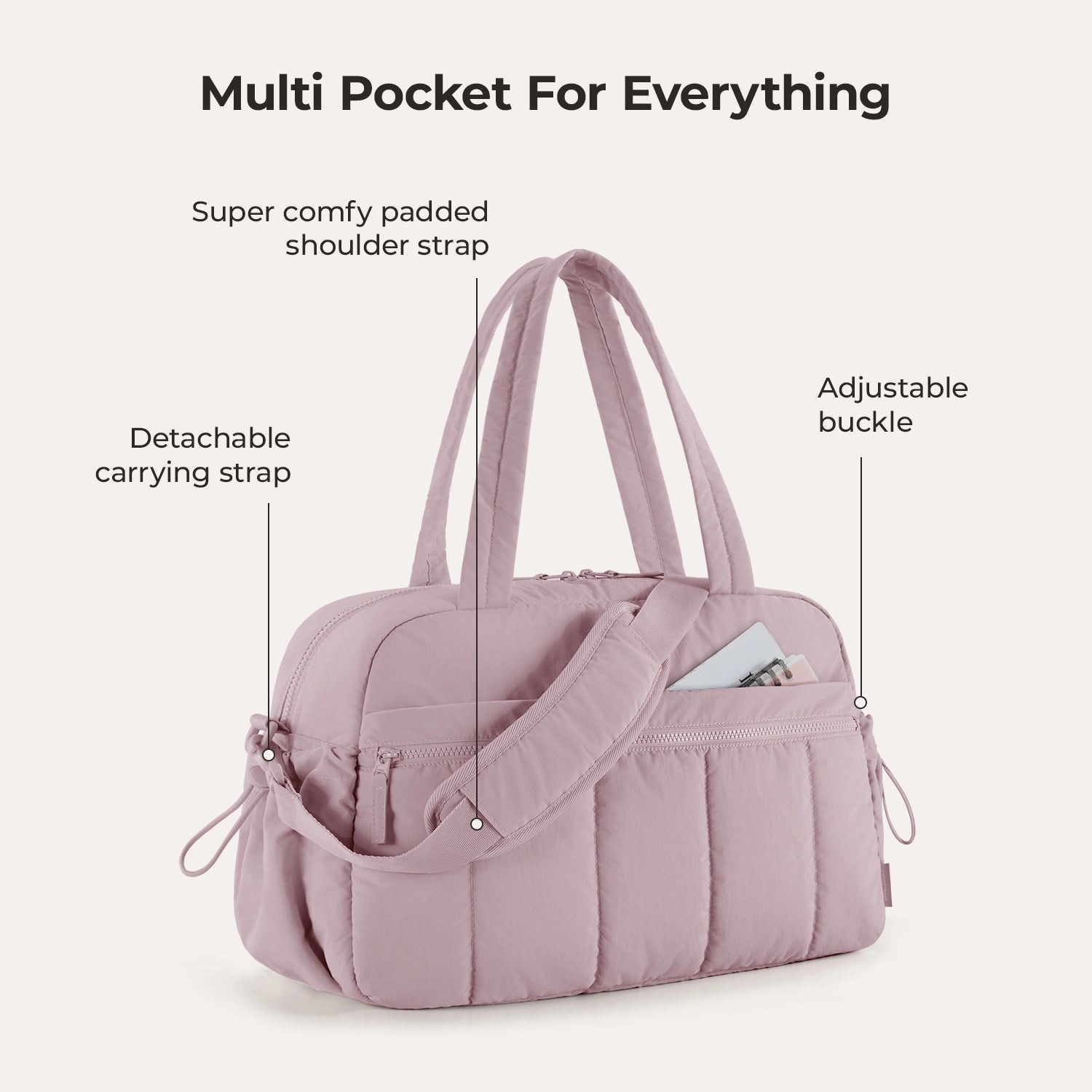 Sac de sport et de voyage Puffy résistant à l'eau