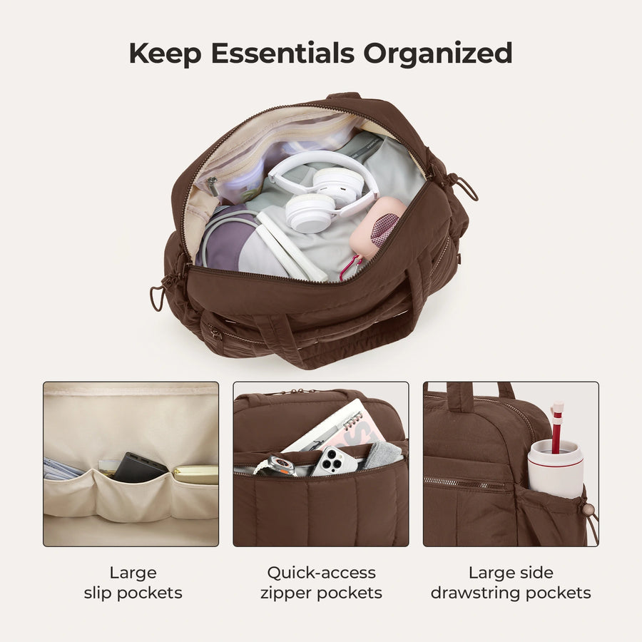 Sac de sport et de voyage Puffy résistant à l'eau