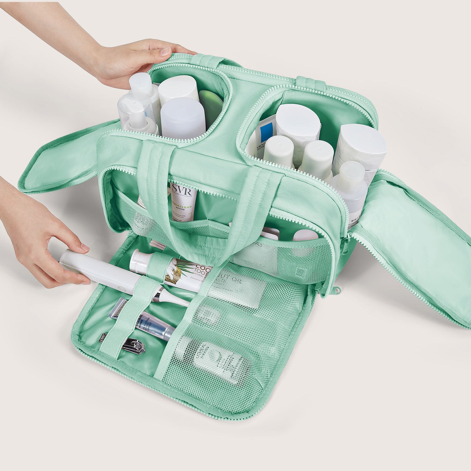 Trousse de toilette multifonctionnelle Zora Spacesaver 4 en 1 Puffy 