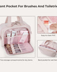 Crush Toiletry Bag & Bubble Puffy Tote Travel Set