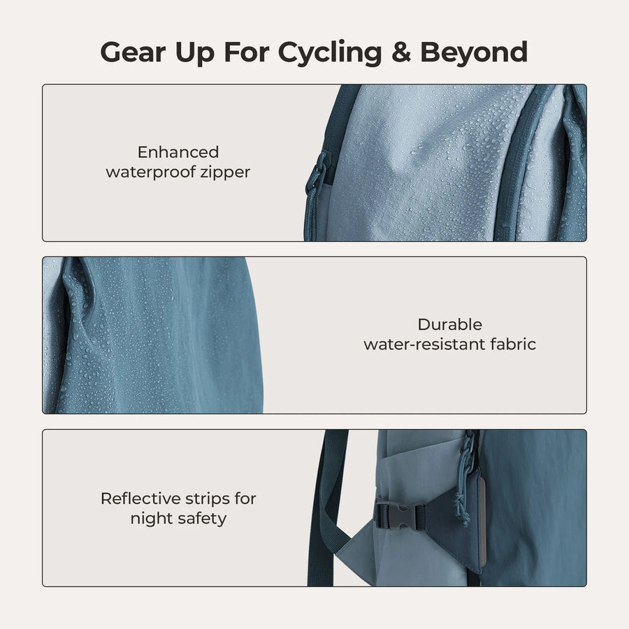 Ensemble de sac à dos de voyage Soar 25L à clapet ouvert à 180°