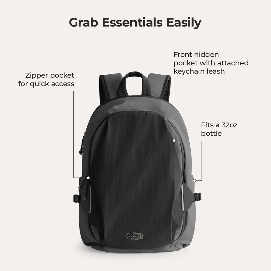Ensemble de sac à dos de voyage Soar 25L à clapet ouvert à 180°