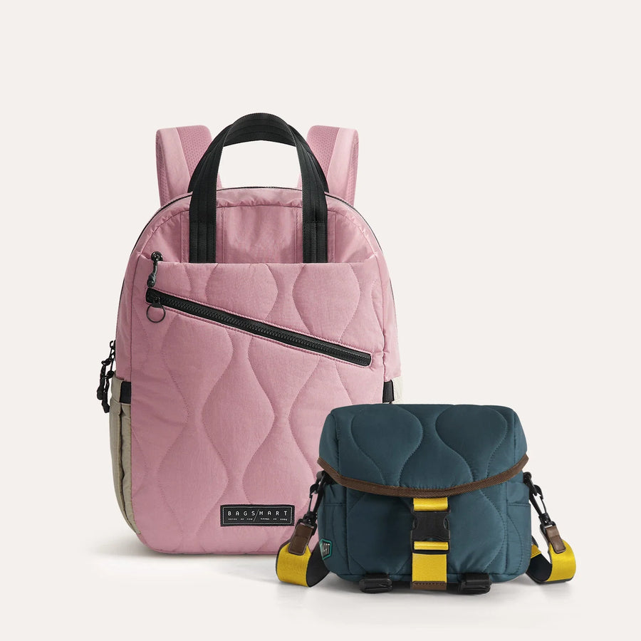 Ensemble sac à dos et bandoulière Paz