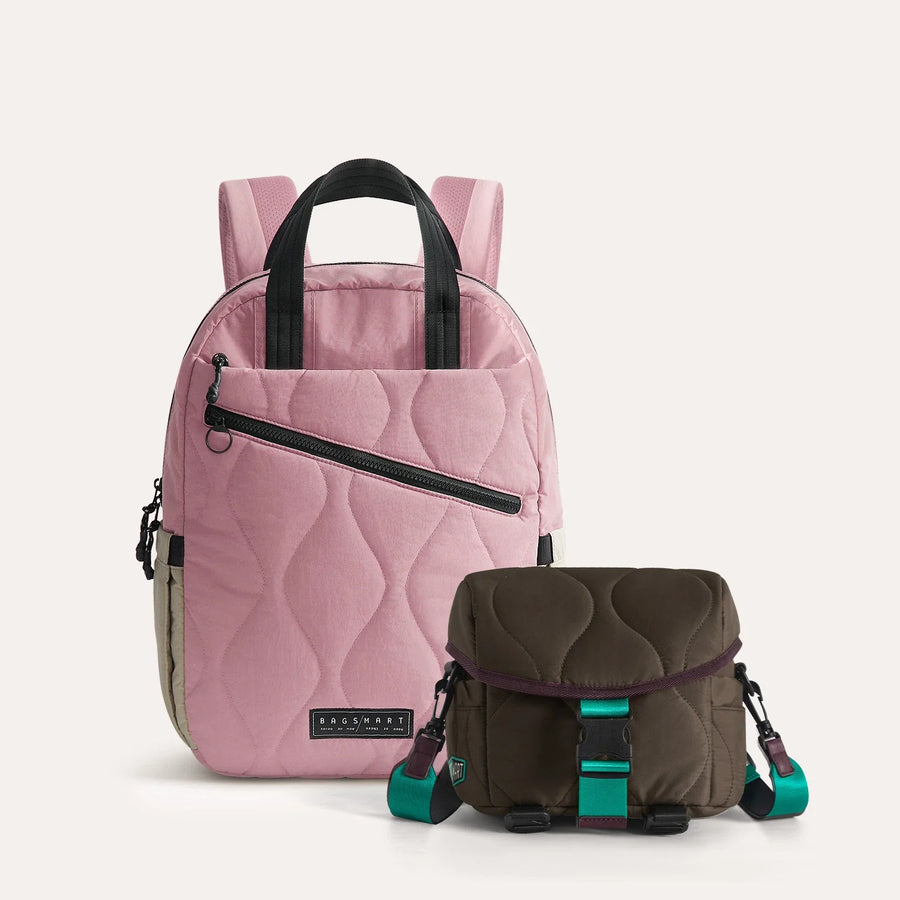 Ensemble sac à dos et bandoulière Paz