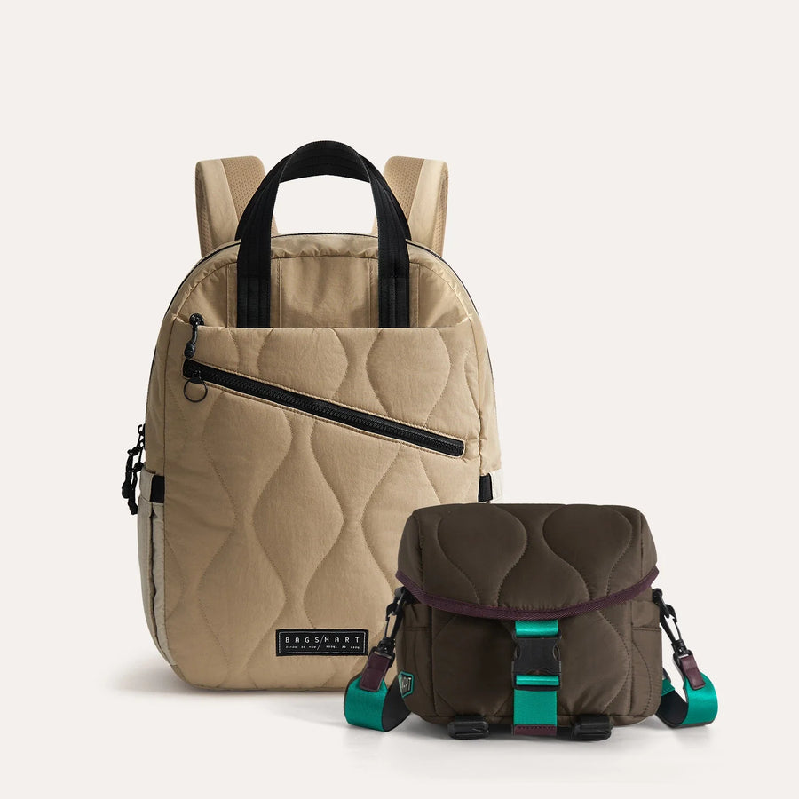 Ensemble sac à dos et bandoulière Paz