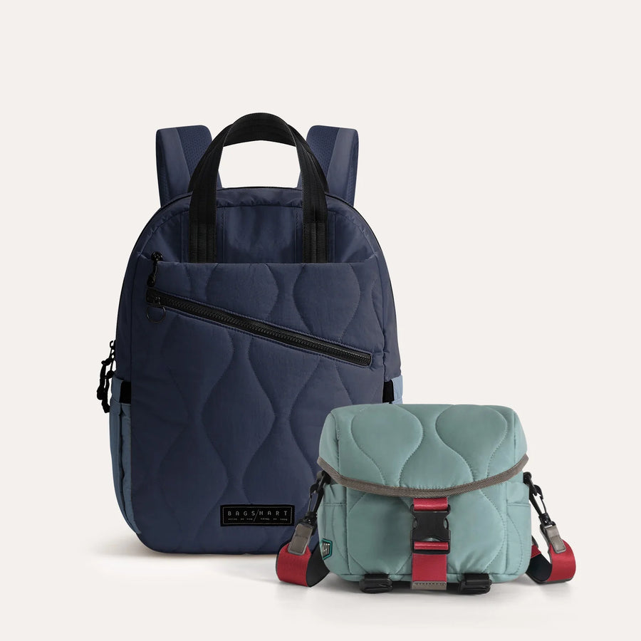Ensemble sac à dos et bandoulière Paz