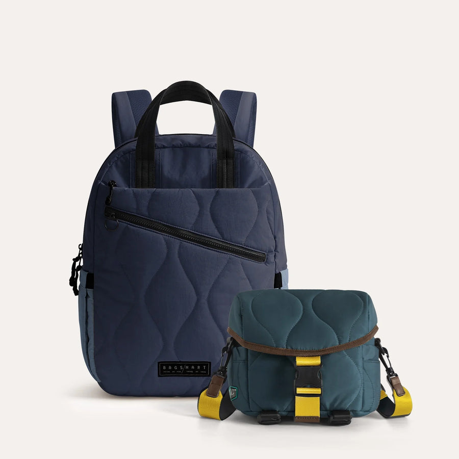 Ensemble sac à dos et bandoulière Paz