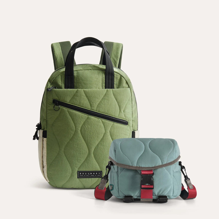 Ensemble sac à dos et bandoulière Paz