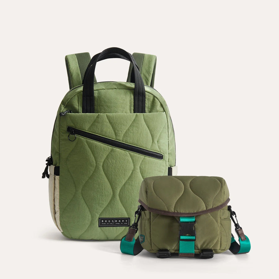 Ensemble sac à dos et bandoulière Paz