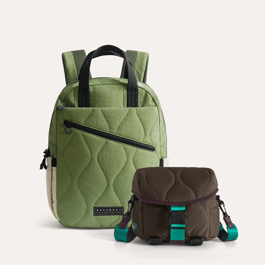Ensemble sac à dos et bandoulière Paz