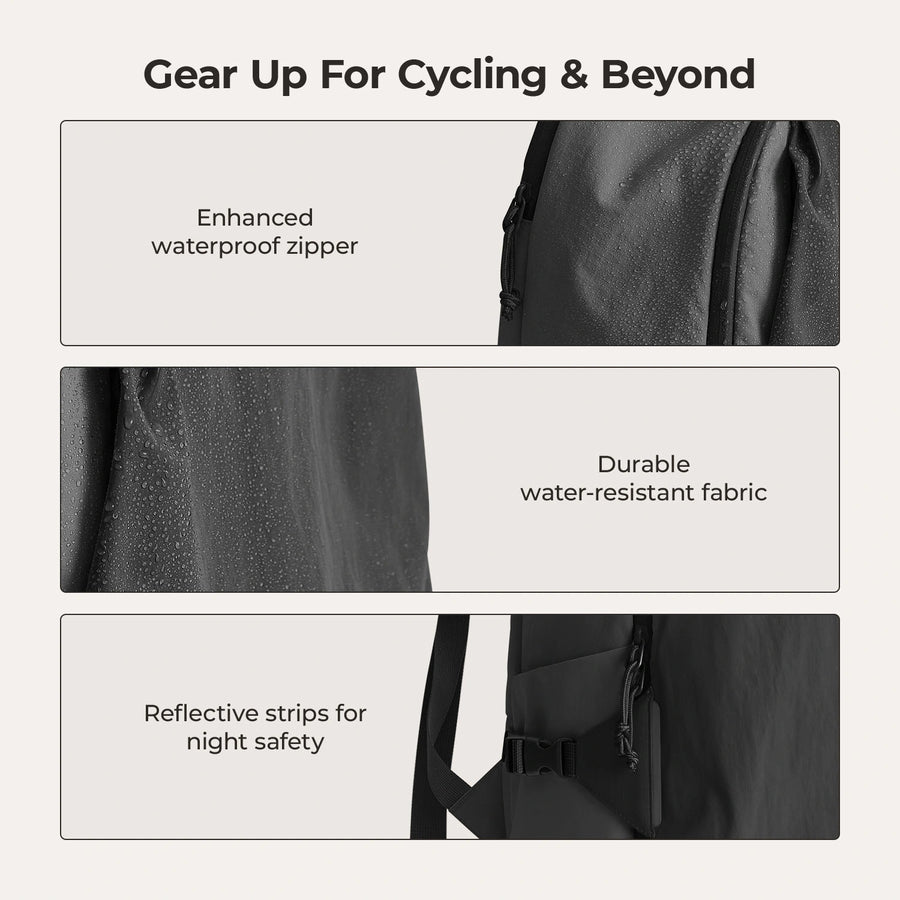Ensemble de sac à dos de voyage Soar 25L à clapet ouvert à 180°