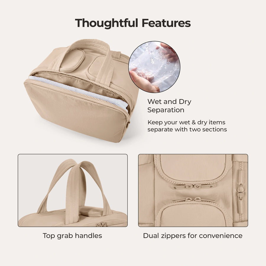 Trousse de toilette multifonctionnelle Zora Spacesaver 4 en 1 Puffy 