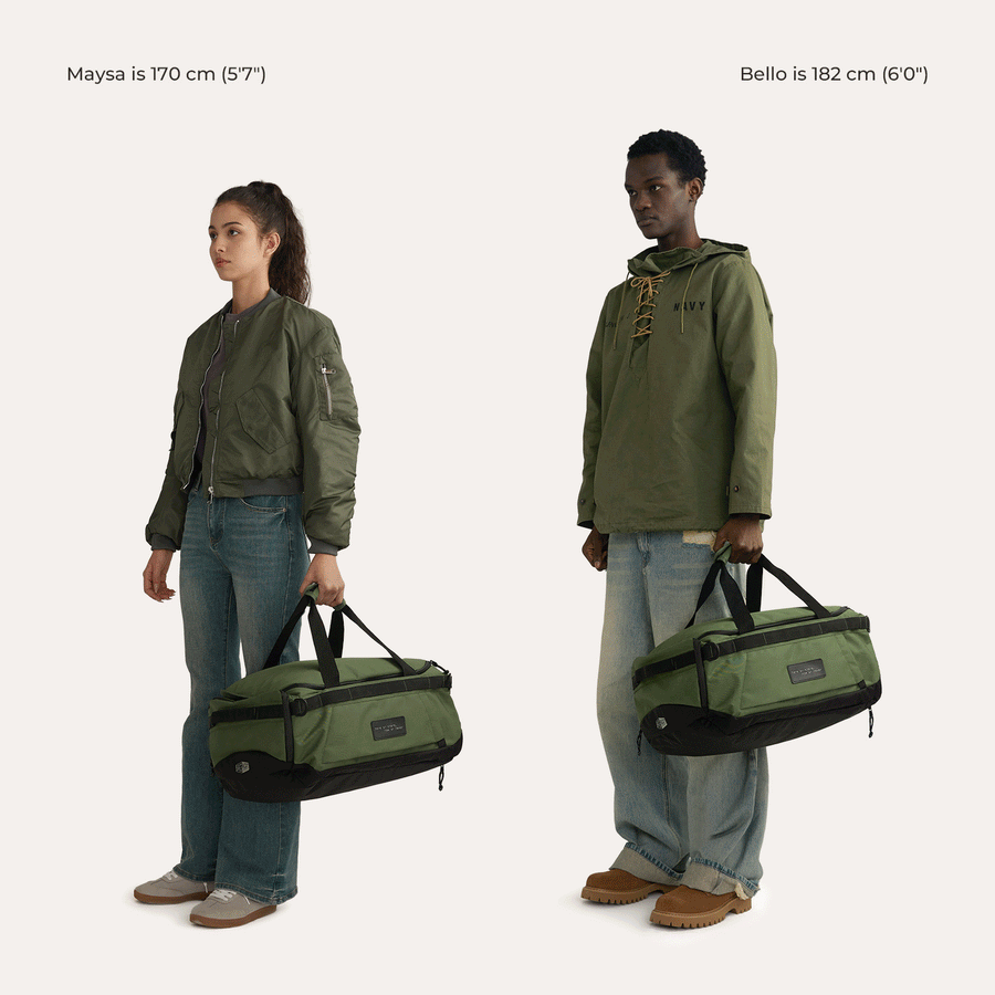 Paz 43L Carry On Travel Duffle Backpack