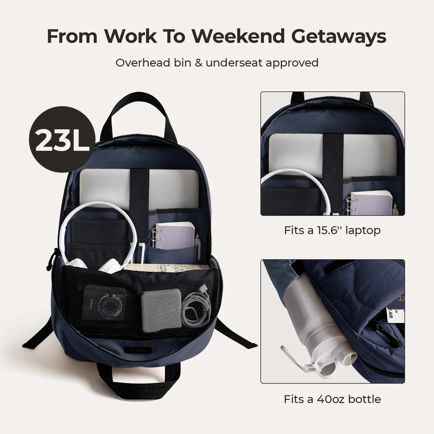 Sac à dos de travail Paz 23L