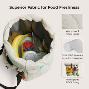 Paz Roll Top Lunch Bag