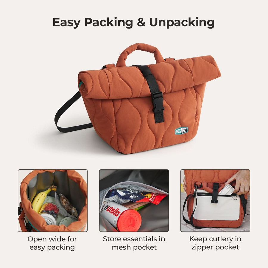 Paz Roll Top Lunch Bag
