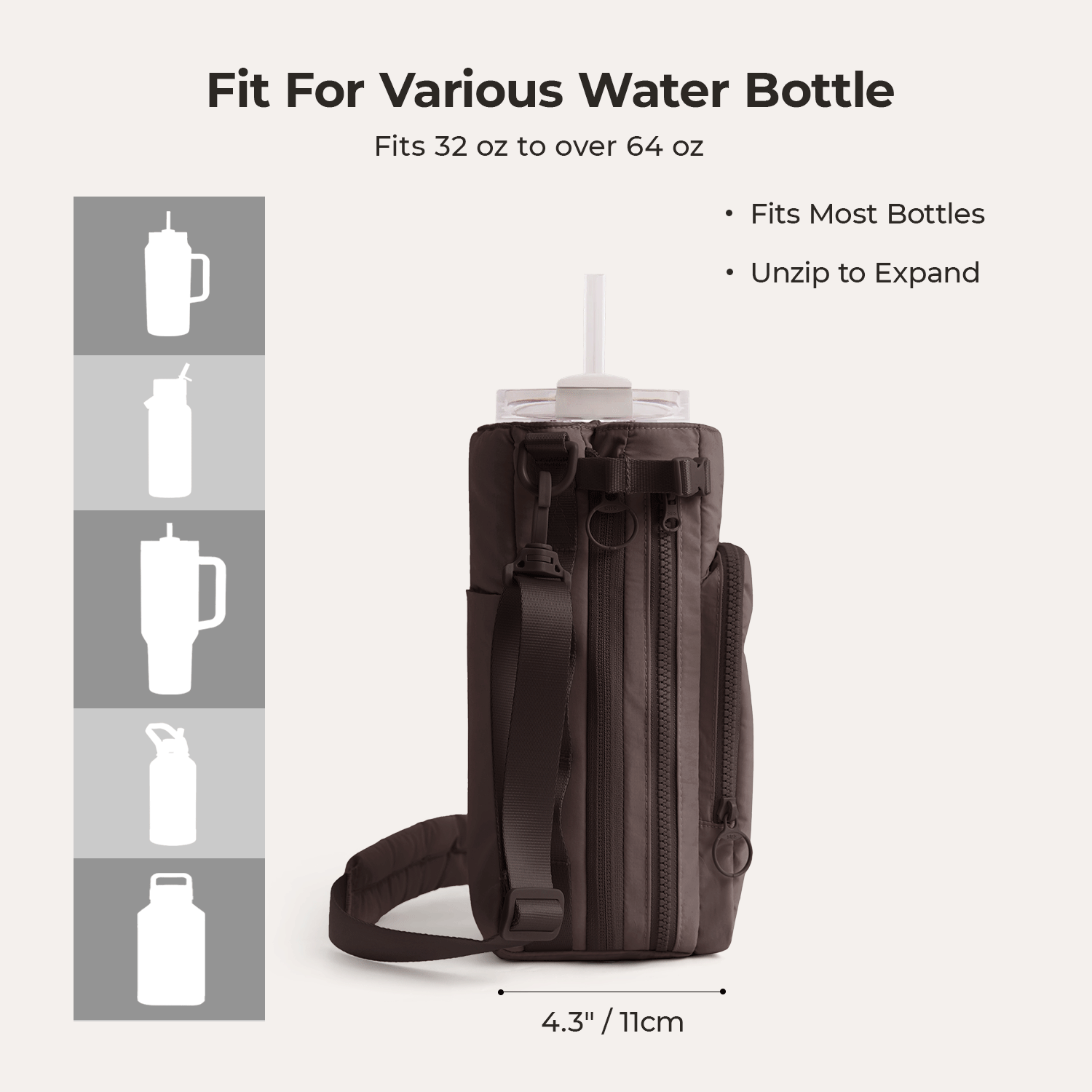 Housse pour bouteille d'eau Paz