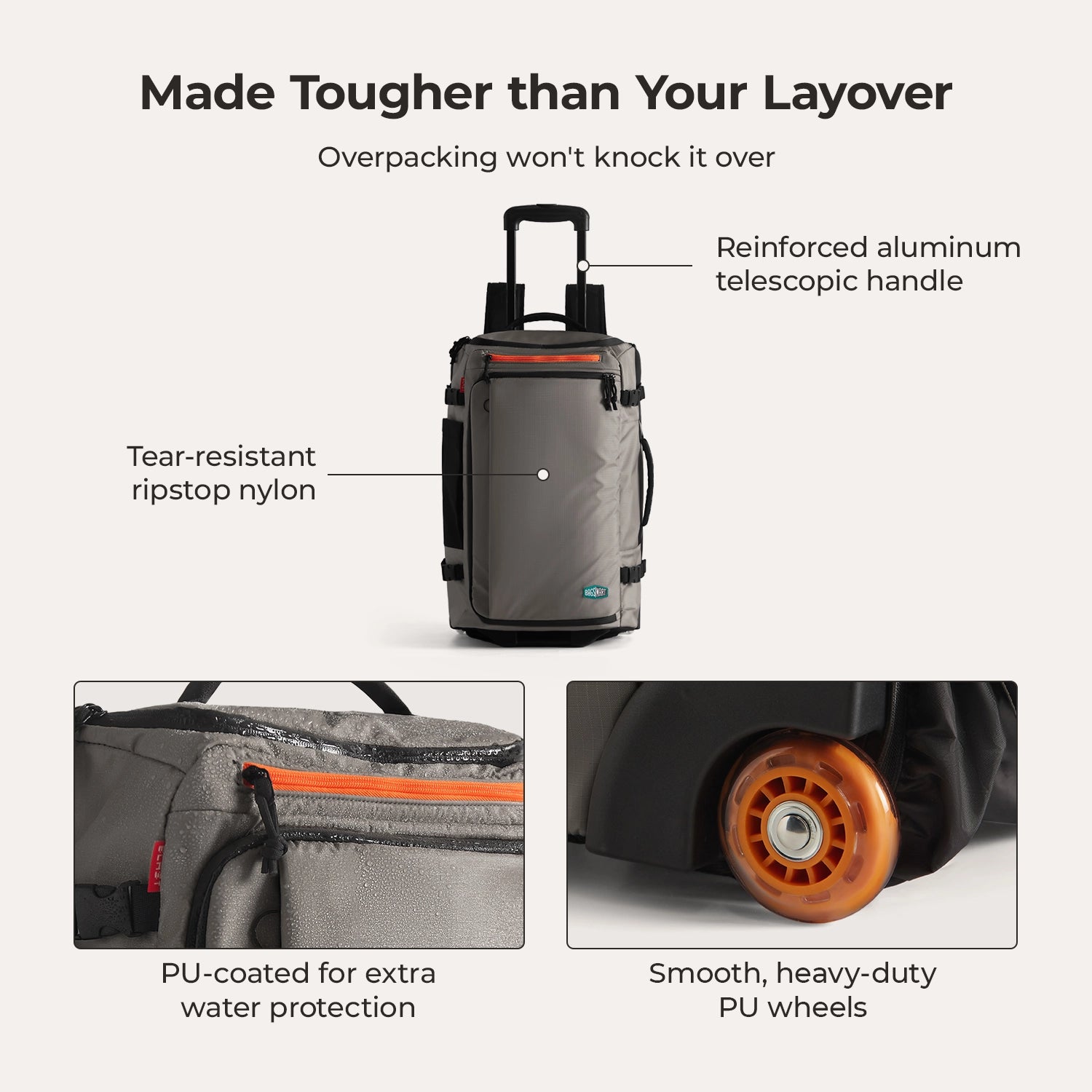Sac à dos à roulettes Blast 43L 