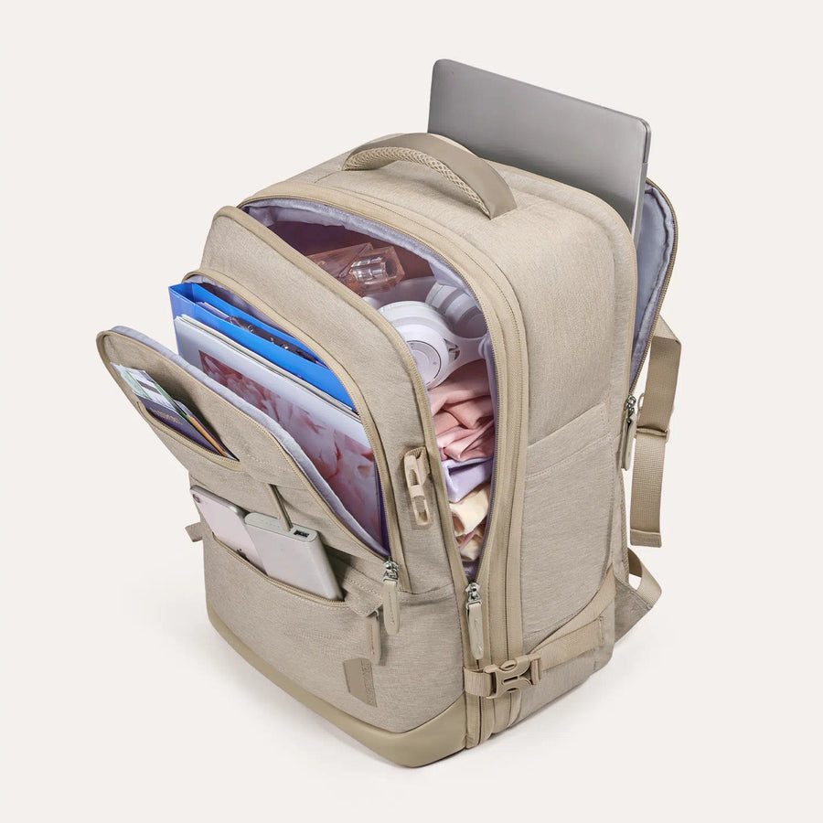 Sac à dos de voyage extensible Falco 40L approuvé par les compagnies aériennes 