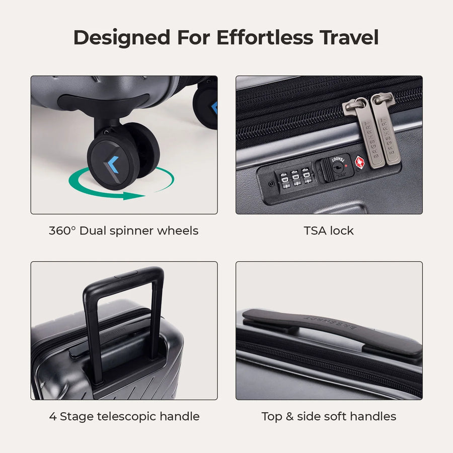 Valise cabine rigide légère Daren 16-20 pouces 