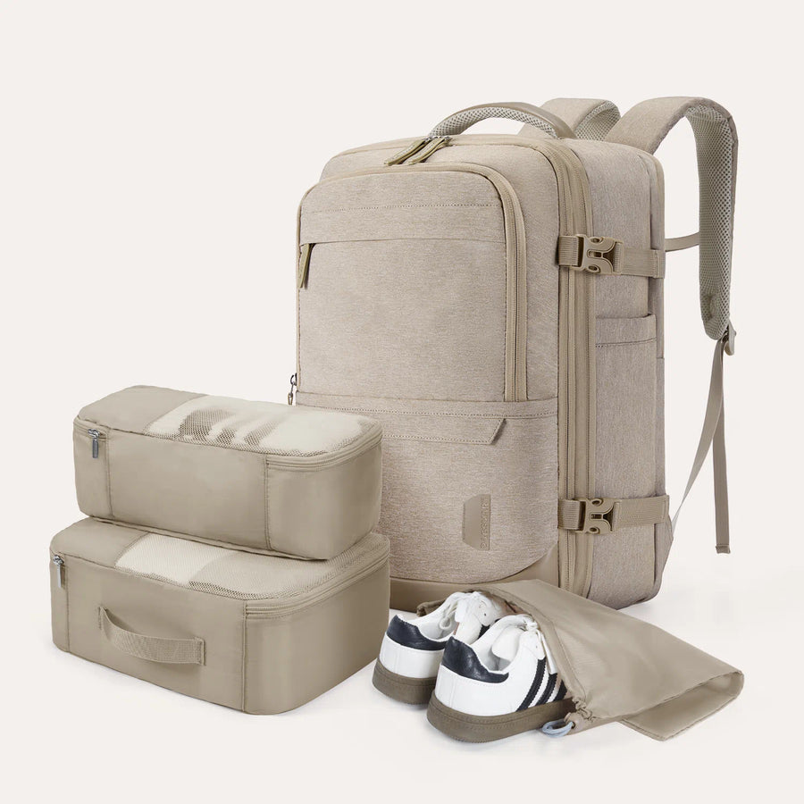 Sac à dos de voyage extensible Falco 40L approuvé par les compagnies aériennes 