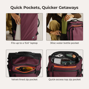 Sac à dos à roulettes Blast 43L 